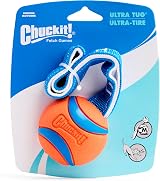 Chuckit! Ultra Tug Dog Toy Medium 6.5 cm Interactive Rubber Ball Tug of War & view 6