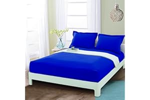 Mocassi California King Fitted Sheet - Deep Pocket Cooling Sheets up to 16 inch - Hotel Luxury 1800 Premier - Softest Sheet - Wrinkle Resistant - (1) Bottom Fitted Sheet, Cali King, Imperial Blue