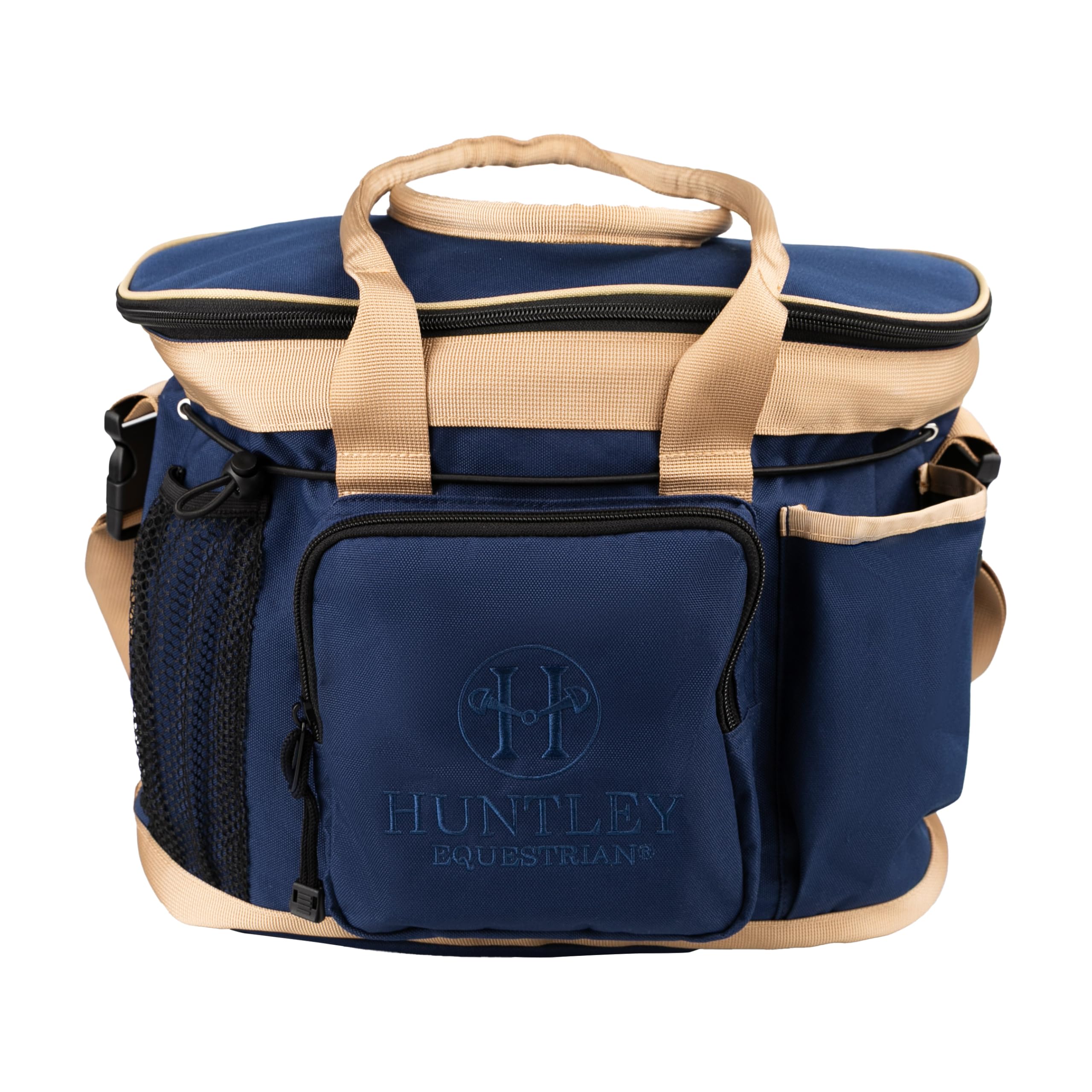 Huntley Equestrian Deluxe Grooming Bag, Navy Blue, One Size, Deluxe Grooming Bag