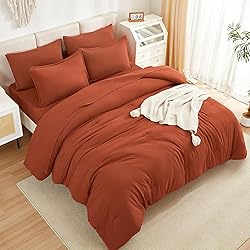 Litanika Burnt Orange Comforter California King