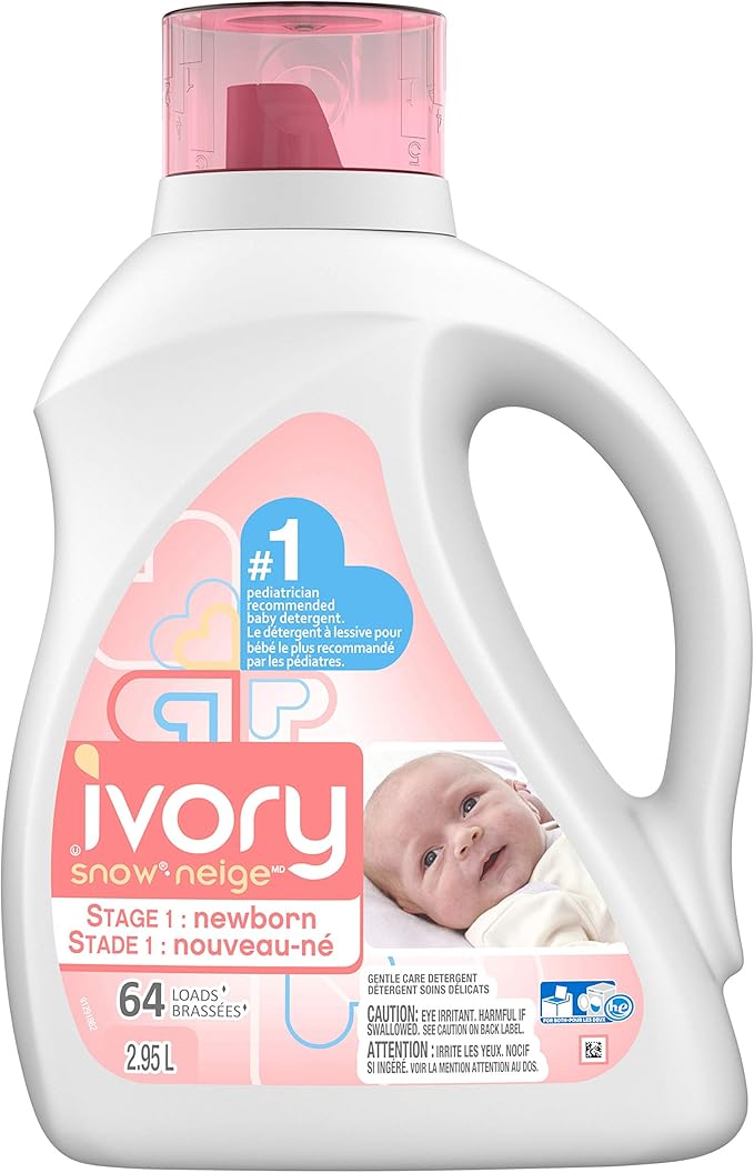 Ivory Snow Stage 1 Lessive Liquide Hypoallergenique Pour Nouveau Ne 2 95 L 64 Lavages Amazon Ca Sante Et Soins Personnels