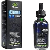 K TROPIX Methylene Blue + Vitamin C - USP Pharmaceutical Grade Methylene Blue Drops - High Purity Formulation - 2 oz Bottle