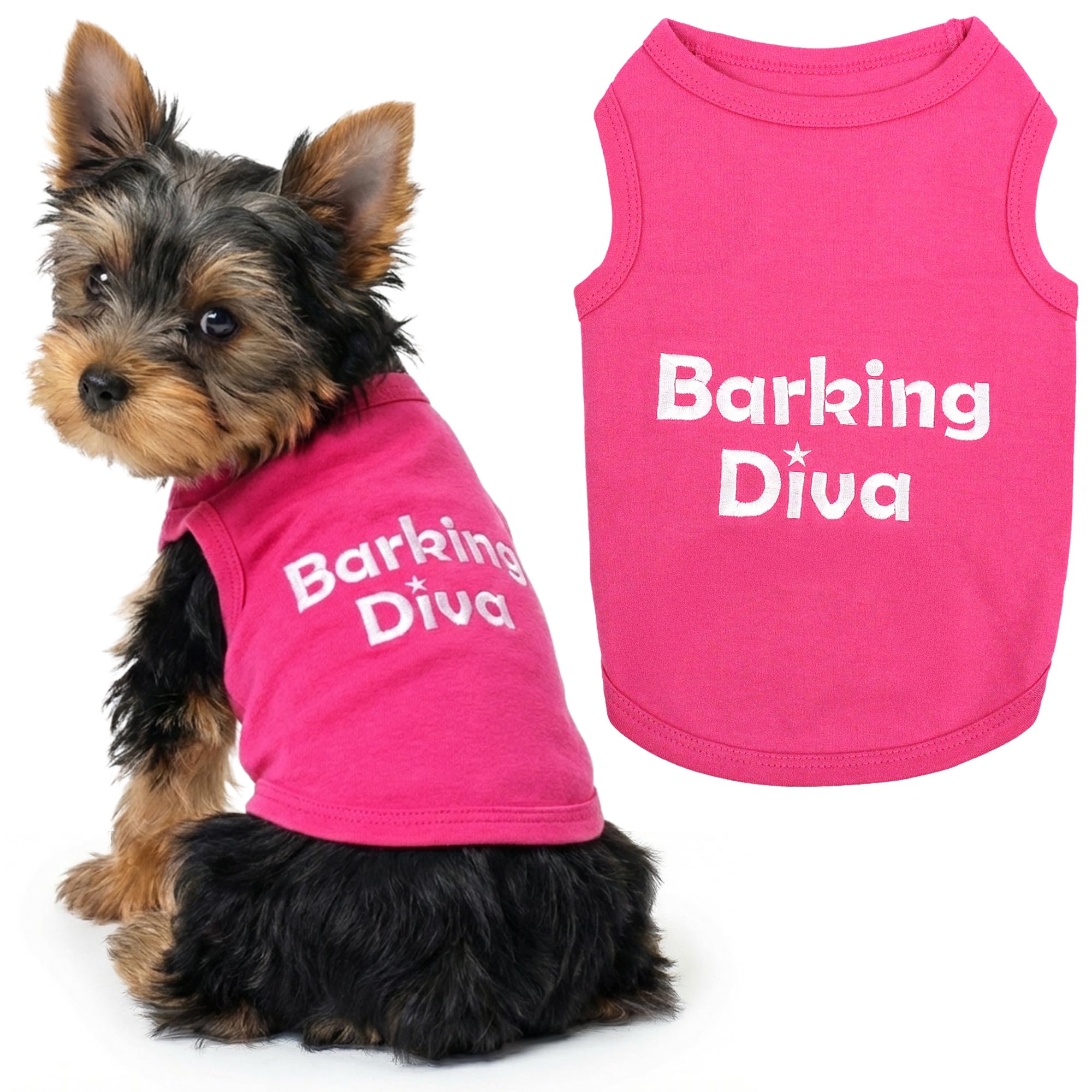Parisian Pet Barking Diva Dog T-Shirt, X-Small