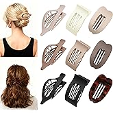 Flat Hair Clips 6PCS French Flat Hair Claw Clips for Women (Multicolor-7 (9pcs))