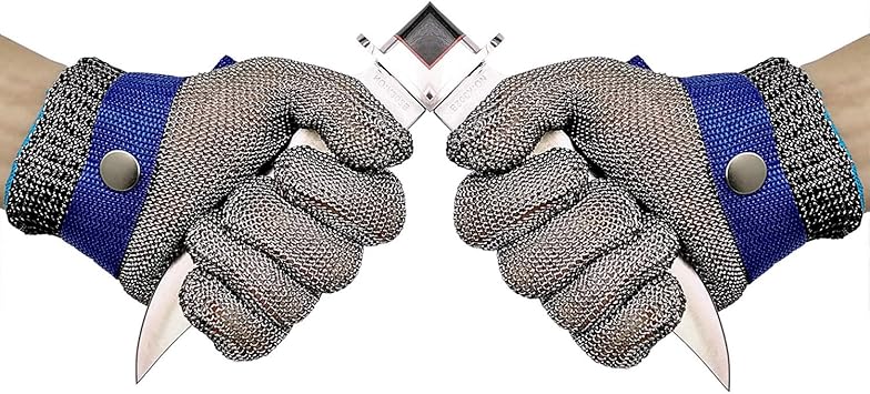 steel mesh gloves amazon
