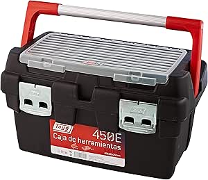 Tayg Caja de herramientas plástico aluminio n. 450-E, 450 x 285 x 250 mm