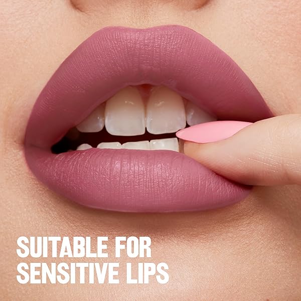 REVLON COLORSTAY LIMITLESS MATTE LIQUID LIPSTICK, VEGAN FORMULA, NO-BUDGE, LONGWEAR LIP COLOR, LONG LASTING, LIGHTWEIGHT/COMFORTABLE, WATERPROOF, 015 HYPE GIRL, 0.17 FL OZ