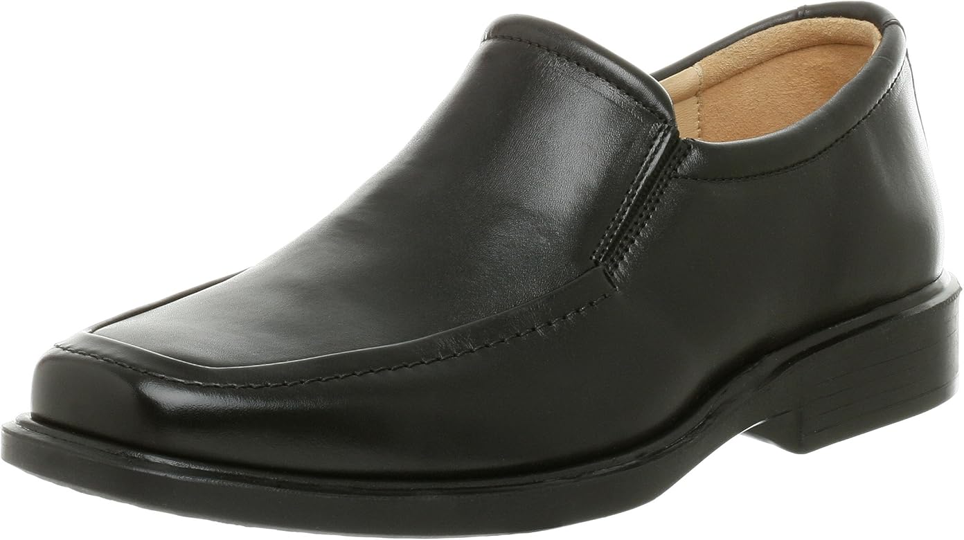 mens black slip on shoes size 9