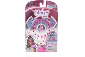 blinger Sparkle Collection Refill Pack - Hair gems - Monarch - 5 Discs – 75 Rhinestones - Works with blinger Gem Stamper (not