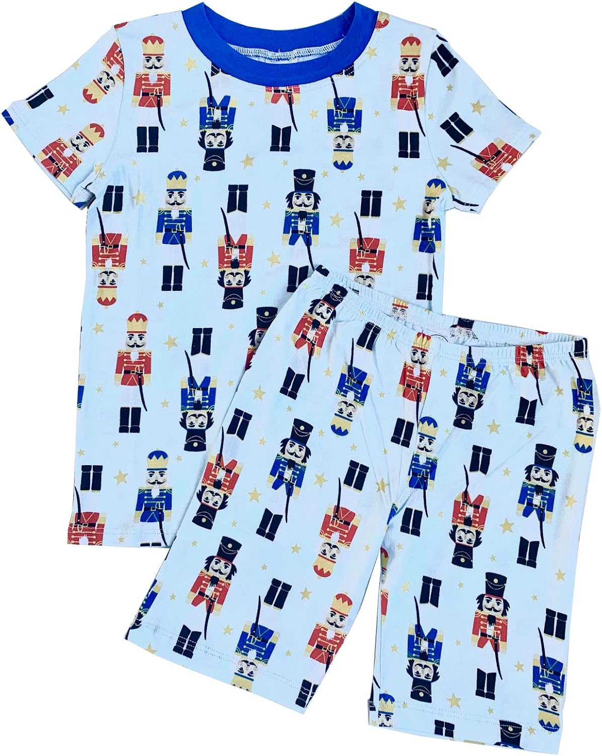Esme Boys Pajamas Short Sleeve Top Shorts Set 3 Nutcracker Amazon.ca