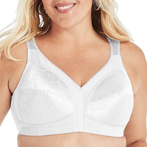 PLAYTEX Womens 18 Hour Comfort-strap Wireless Bra, Full-coverage