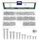 Keadic 1290 Pcs Small Self Tapping Screws