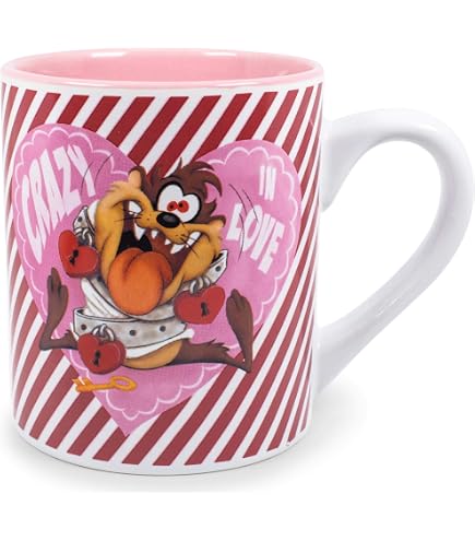 Taza De Cerámica Looney Tunes Taz - Estilo Retro, Ideal Para Regalo