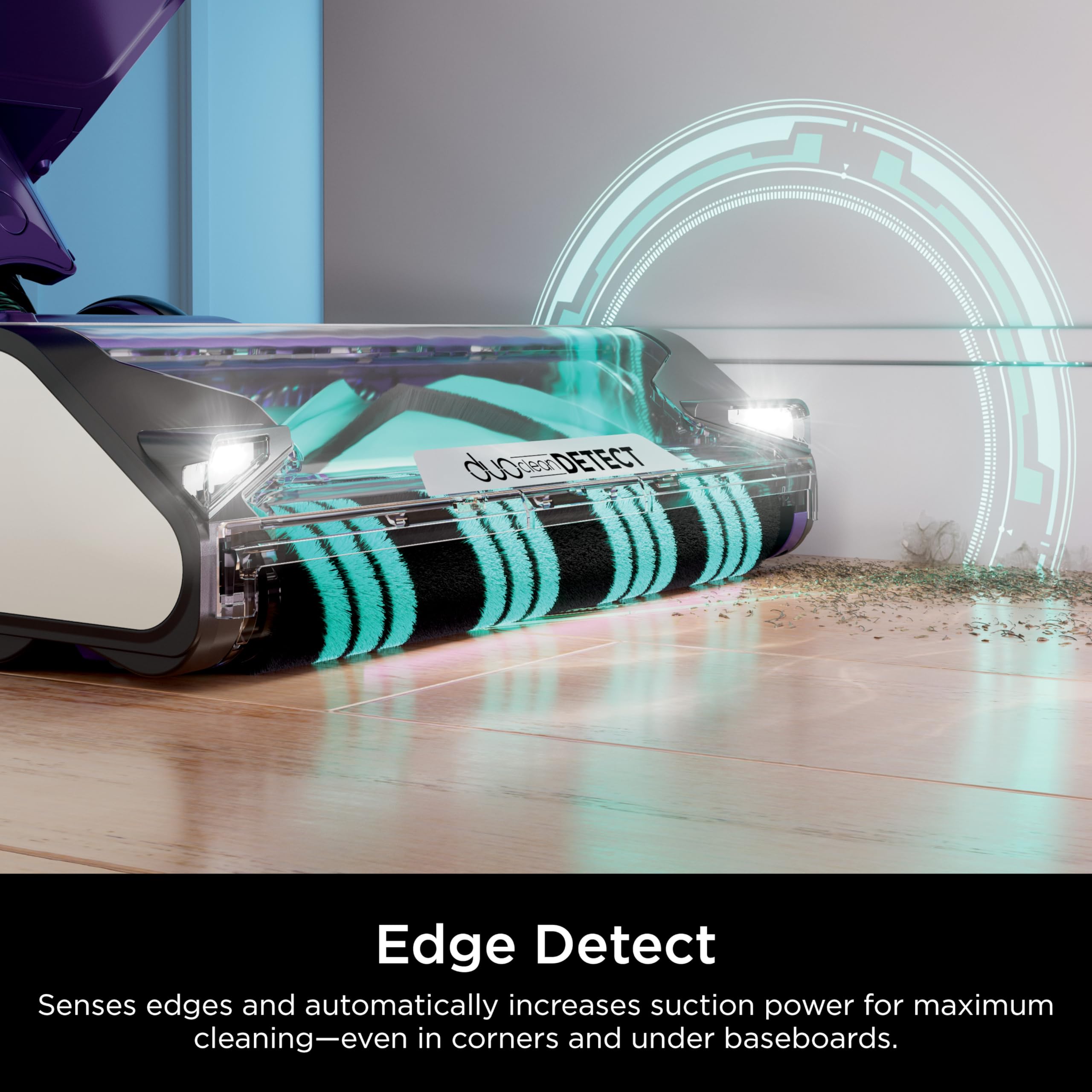 Shark POWERDETECT Upright Vacuum Cleaner with HEPA Filter, Heavy Duty Vacuum with Powerful Suction for Pet Hair Pickup, DuoClean Technology, Powered Lift-Away, Ideal for Carpets & Hardfloors, AZ4002