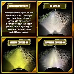 EXZEIT 160W 5 Inch Driving Lights,11200 Lumens Fog