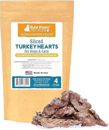 freeze dried turkey hearts