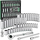 SK 31-Piece 1/2 Drive Socket Set With 160-Position Ratchet - Metric