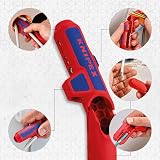 KNIPEX Ergostrip Universal Stripping Tool 135mm Wire Stripper for Round Coax view 2