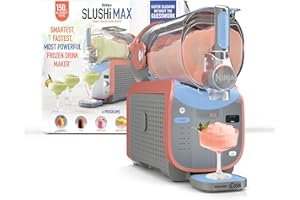 Ninja SLUSHi Max XXL Smart Frozen Drink Maker | Top Performance & Smart Technology, Party-Size 150oz Capacity, No Ice Needed, 6 Programs, Ideal Temp & Texture up to 12 hours | Peach FS605