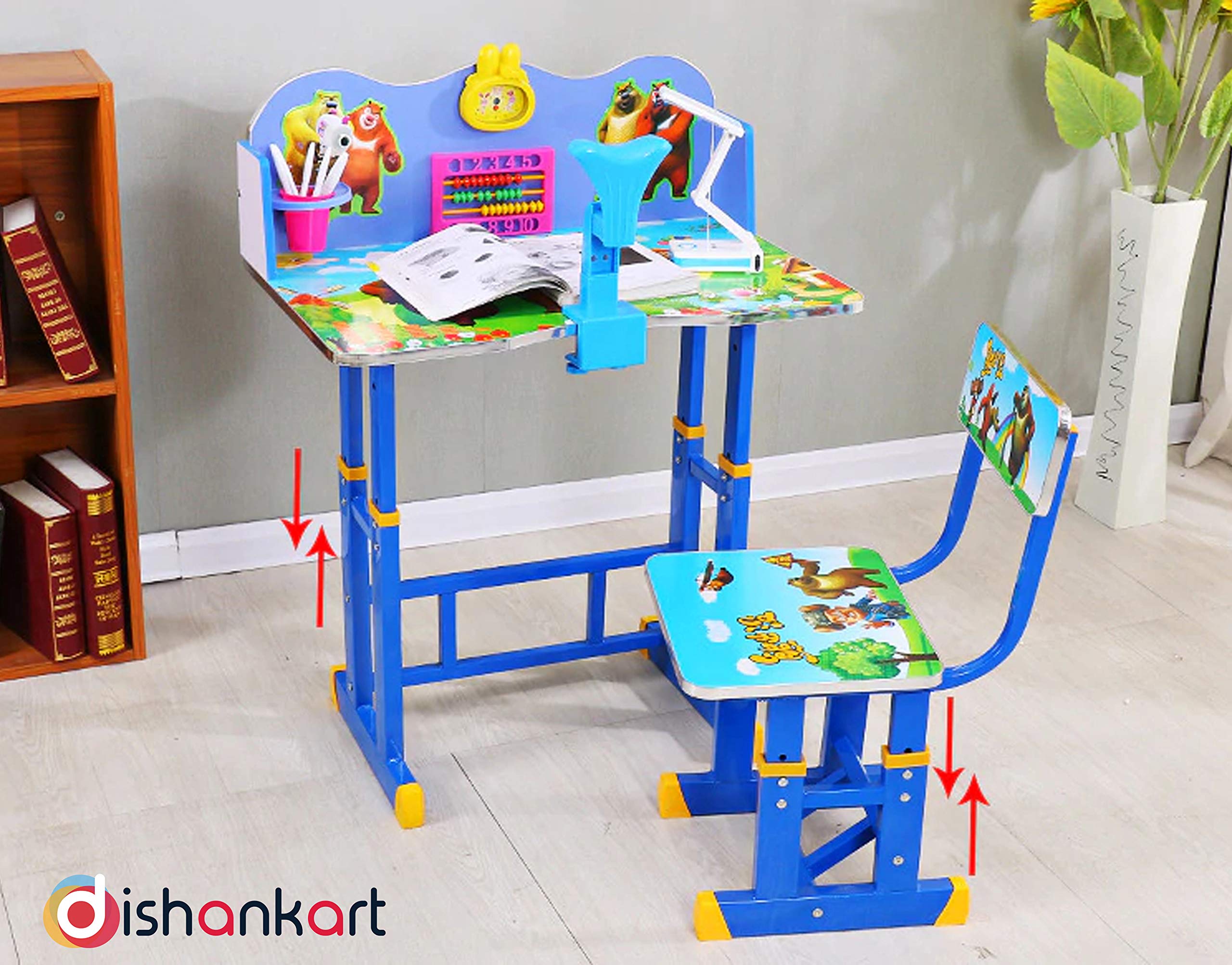 height adjustable study table for students