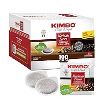 Kimbo Cialde Caffè Compostabili ESE – 100 Cialde – Macinato Fresco
