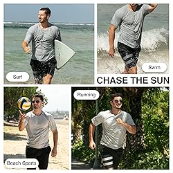 Kanu Surf Men's Swim Shirt with Short Sleeves