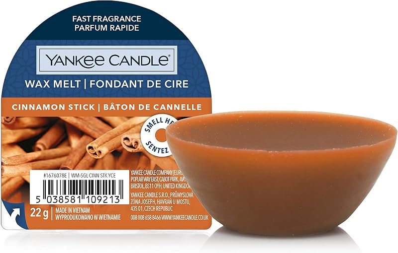 Yankee Candle Wax Melts Cinnamon Stick 8 Hours 1 Count