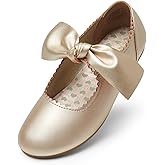 Dream Pairs Girls Ballerina Flats Mary Jane Front Bow Dress Shoes