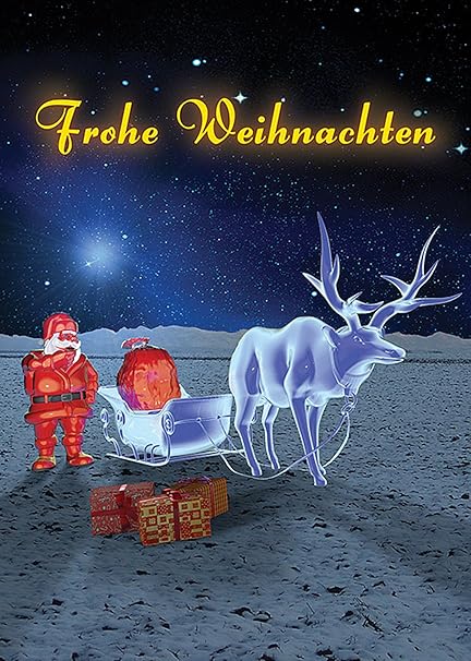 Immagini Della Slitta Di Babbo Natale.Huphup Biglietto D Auguri Con Busta Slitta Di Babbo Natale Amazon It Cancelleria E Prodotti Per Ufficio