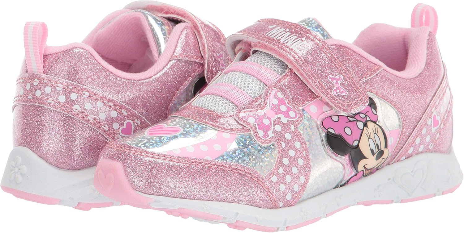  | Josmo Kids Girl's Minnie Lighted Sneaker (Toddler/Little Kid) | Shoes