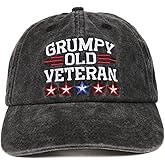 InnoBeta Veterans Day Gifts, Vietnam Veteran Appreciation Gifts for Navy, Air Force, Military Men, Baseball Cap for Husband, Dad, Uncle, Grandpa, Grey