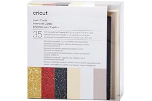 Cricut Insert Cards, Glitz and Glam Sampler - S40 (35 ct)