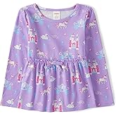 Gymboree Boys and Toddler Fall and Holiday Embroidered Graphic Long Sleeve T-Shirts