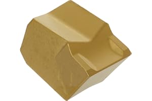 Dorian Tool SGT CVD Titanium Nitride Coated Carbide Cut-Off and Grooving Insert, Neutral Cut, 5/64" Cutting Width, 2" Insert (Pack of 10)