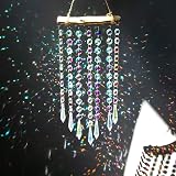 HDCRYSTALGIFTS 13" Crystal Sun Catcher Rainbow Maker Prisms Wind Chime view 2