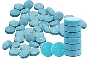 ASUBHA 50PCS Car Windshield Washer Fluid Tablets, Windshield Wipe Fluid, Windshield Washer Fluid Concentrate, Windshield Washer Solid Effervescent, Automotive Glass Cleaner Fit for Car Window Glass