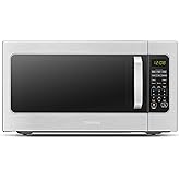 Toshiba ML-EM62P(SS) Large Countertop Microwave Oven with Smart Sensor, 6 Menus, Auto Defrost, ECO Mode, Mute Option & 16.5''