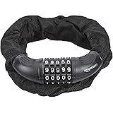 Amazon Basics 3.2 ft. 5-Digit Bike Lock Chain Cable, Black, 1-Pack