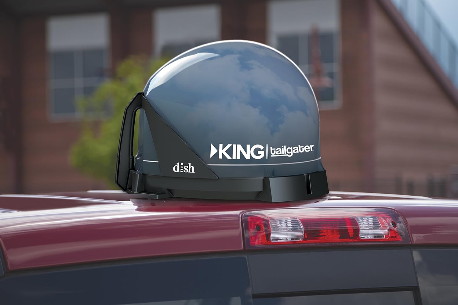 KING VQ4500 Tailgater Portable/Roof Mountable Satellite TV Antenna (for use with DISH) , Gray , Western Arc Satellites: Automotive