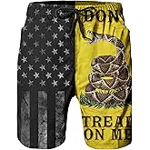 FT FENTENG Mens Swim Trunks Quick Dry Board Shorts with Mesh Lining, Breathable Surf Beach Shorts Swimwear Bathing Suits