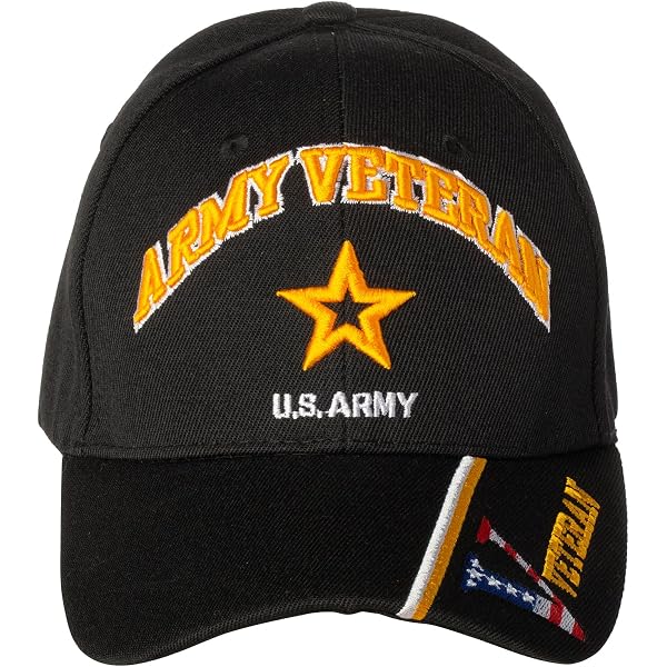 Ashen Fane US Army Official Licensed Baseball Cap - 6-Panel Adjustable, Embroidered Logo, Veteran Hat