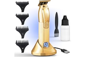 Fagaci Men's Hair Trimmer - Turbo Power with Precise Cutting, Adjusted Zero Gap Blades for Clean and Fine Cuts