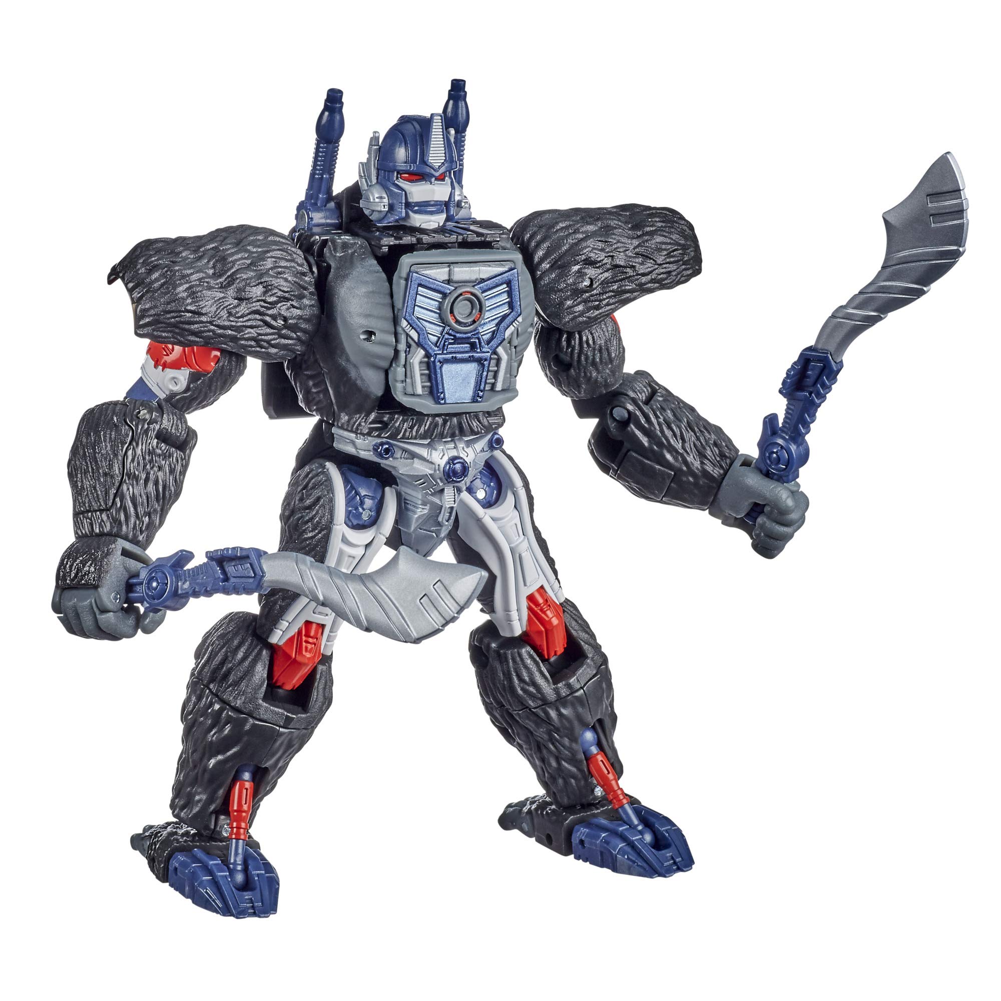 Transformers Toys Generations War for Cybertron: Kingdom Voyager WFC-K8 Optimus Primal Action Figure - Kids Ages 8 and Up, 18 CM