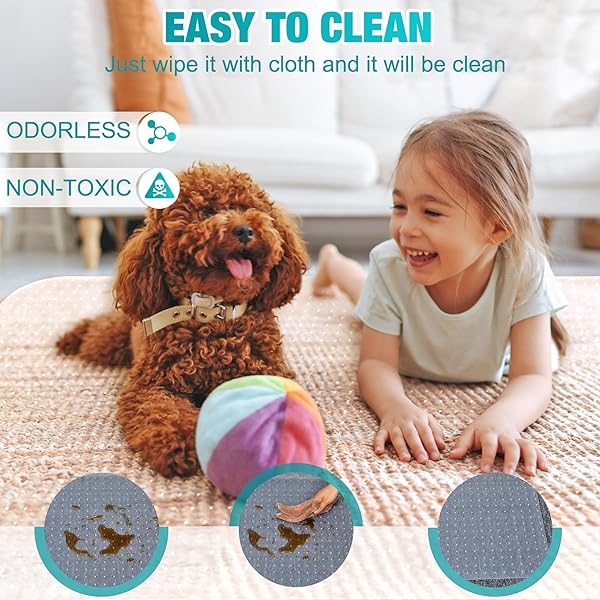 OFFICE CHAIR MAT FOR CARPETS, CLEAR COMPUTER DESK CHAIR MAT FOR LOW CARPETED FLOORS, THICK AND STURDY CARPET PROTECTOR, EASY GLIDE AND FLAT WITHOUT CURLING(30” X 48” RECTANGLE)