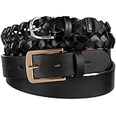 Calvin Klein womens 2-pack Slim Width Fashion Belt Set for Jeans, Dresses & Casual Wear