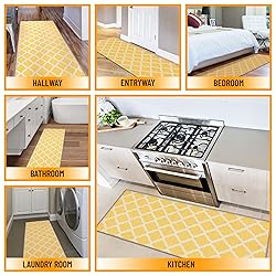 Machine Washable Moroccan Trellis Design Non-Slip