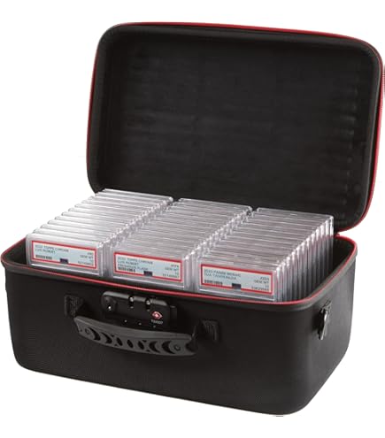 Card Titan Pro One Touch - Tarjetero Con Cierre De Cremallera, Caja De Almacenamiento De Tarjetas Coleccionables Para 60 Fundas, Compatible Con Project 2020 Y 70 Juegos, Negro, Texturizado Y Funcional
