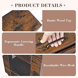 Sbanmao Rolling File Cabinet Cart, Hanging File