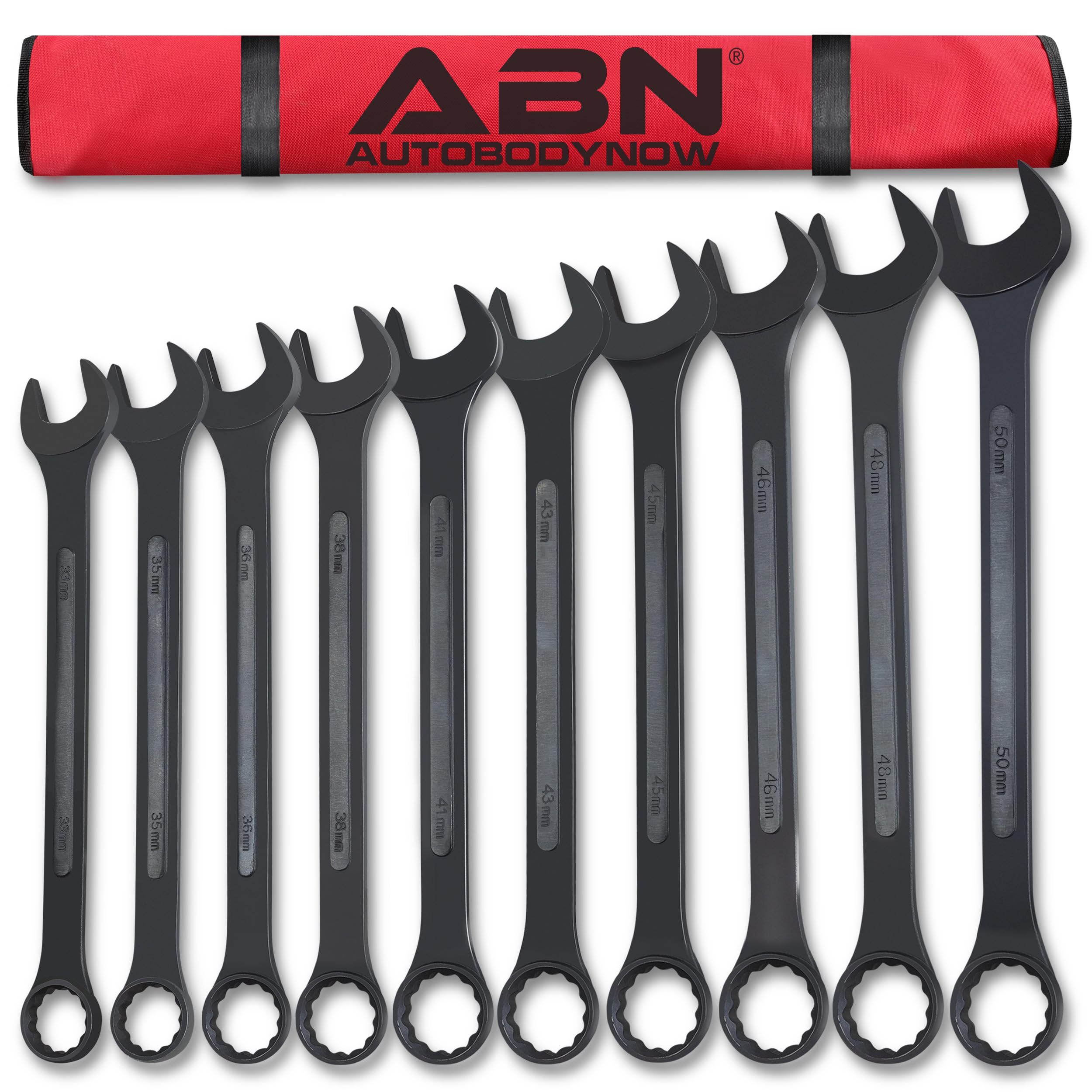 ABN Large Combination Wrench Set 33 to 50mm