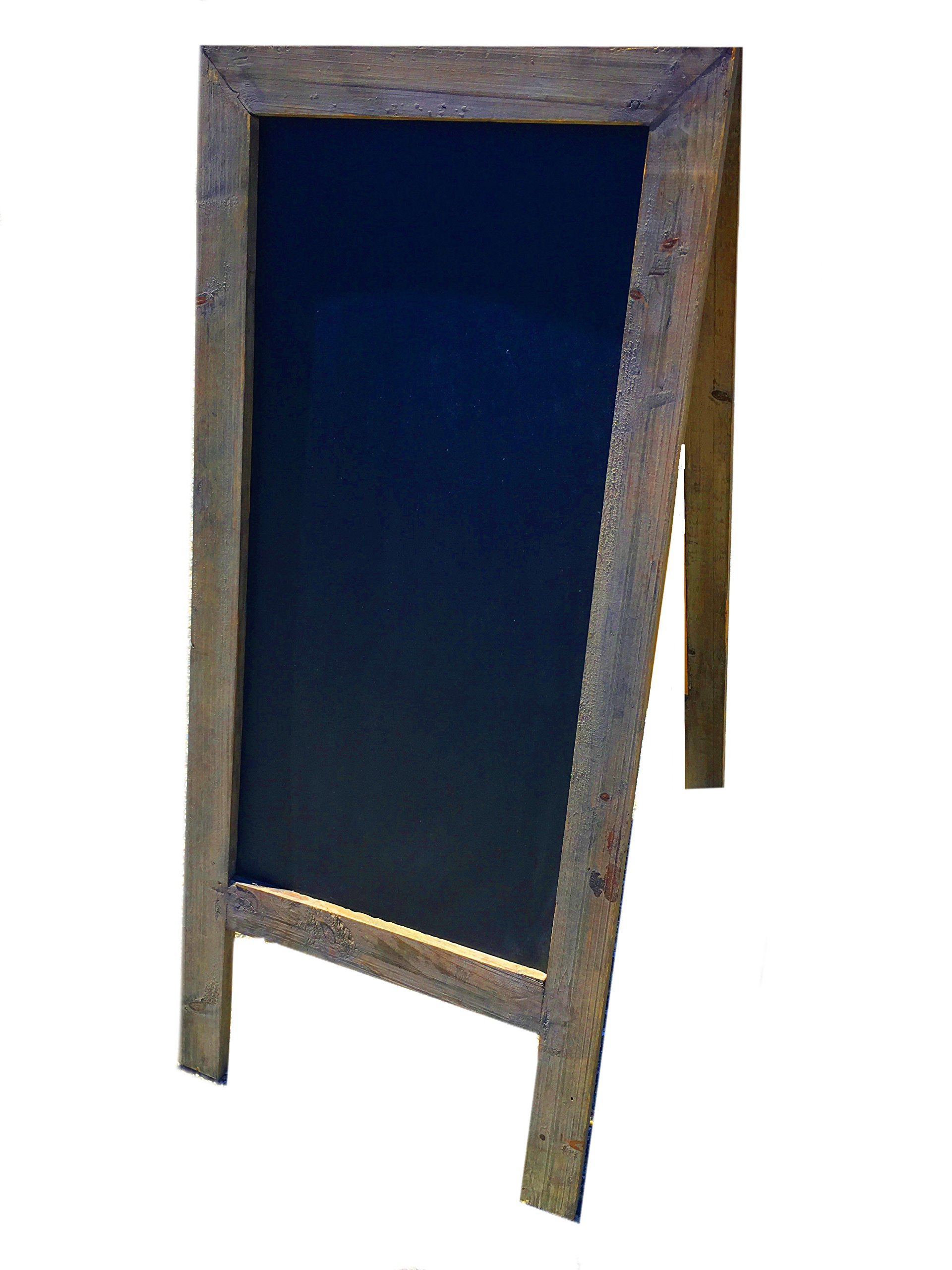 Buy Vintage Style Free Standing Wood Frame Easel Chalkboard Two Sided